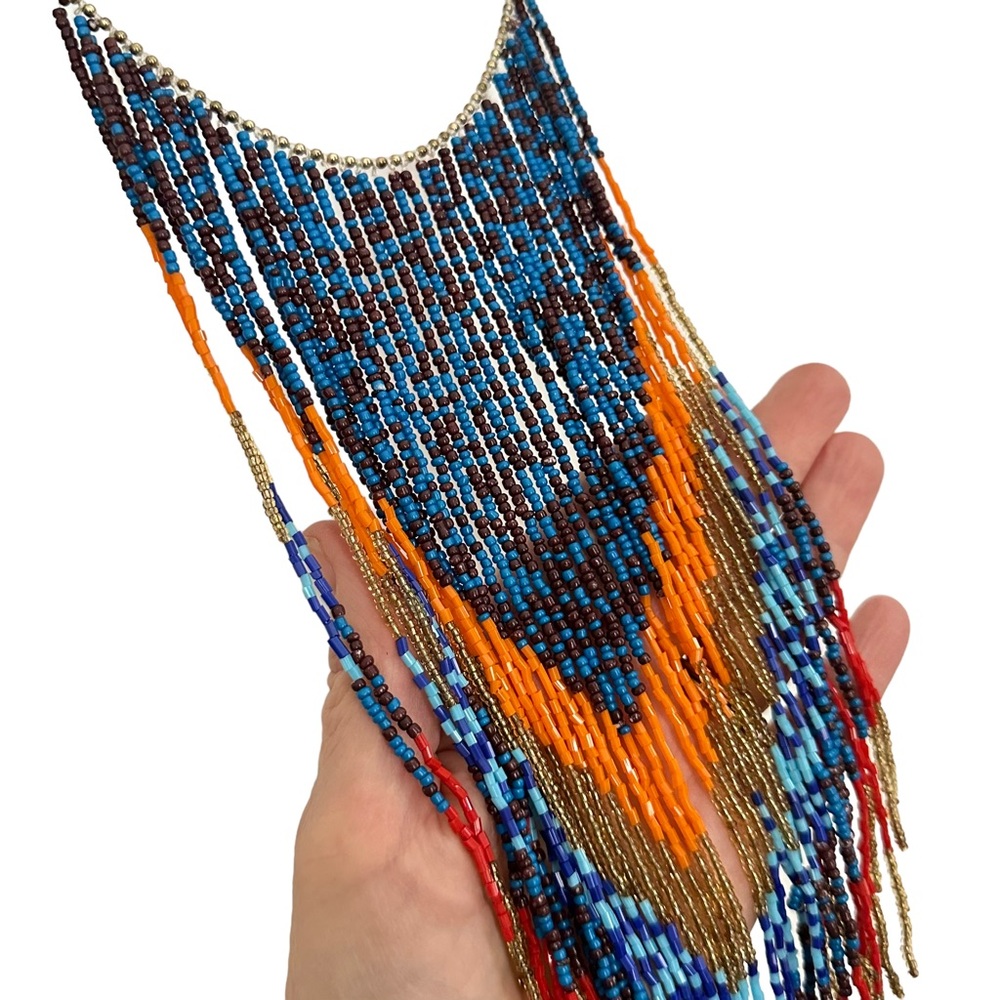 Beaded Long Necklace